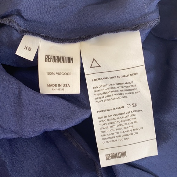 Reformation Flutter Sleeve Wrap Dress - Picture 11 of 11